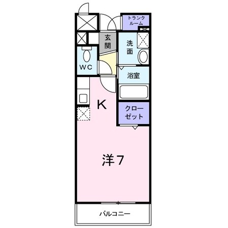 深江橋駅 徒歩6分 2階の物件間取画像